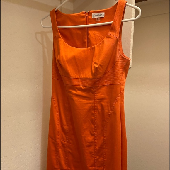 Calvin Klein Dresses & Skirts - Tangerine Calvin Klein Dress